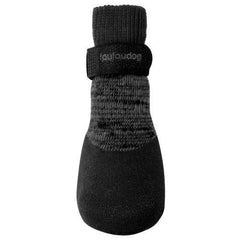 FouFou Rubber Dipped Dog Socks - Black