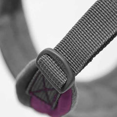 Gooby Trekking Step-in Memory Foam Dog Harness - Purple