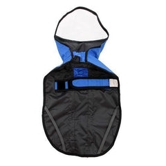 Gooby Adjustable Dog Raincoat - Blue