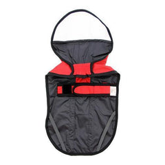 Gooby Adjustable Dog Raincoat - Red