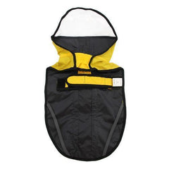 Gooby Adjustable Dog Raincoat - Yellow