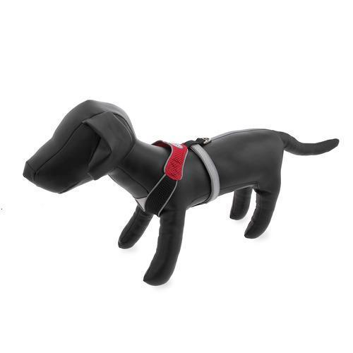 Doggles Red & Black V Mesh Harness