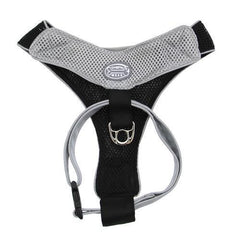 Doggles Black & Gray V Mesh Harness
