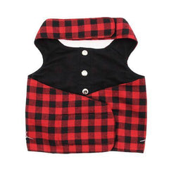 Biker Vest Dog Harness by Doggles - Buffalo Plaid