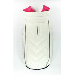 Featherlite Reversible-Reflective Puffer Vest by Hig Doggie - Pink/White
