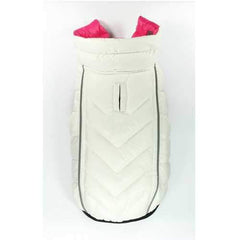 Featherlite Reversible-Reflective Puffer Vest by Hig Doggie - Pink/White