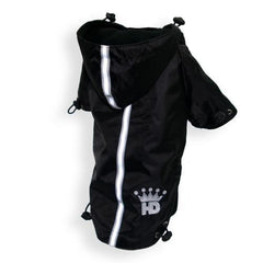 Puppagonia Crown Dog Rain Parka by Hip Doggie - Black