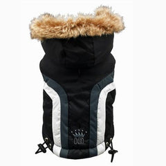 Swiss Alpine Ski Dog Vest by Hip Doggie - Black
