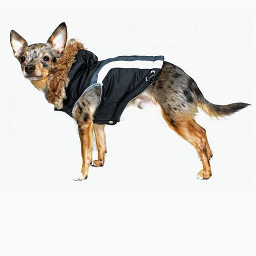 Swiss Alpine Ski Dog Vest by Hip Doggie - Black