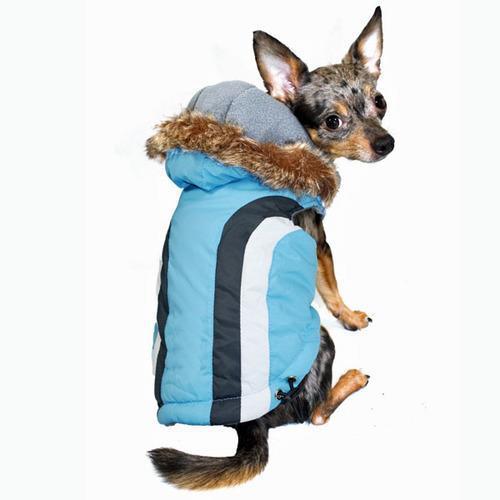 Swiss Alpine Ski Dog Vest by Hip Doggie - Blue