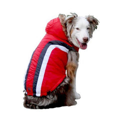 Swiss Alpine Ski Dog Vest by Hip Doggie - Red