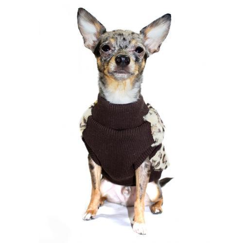Cheetah Mink Vest by Hip Doggie - White