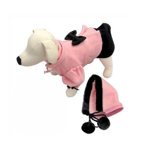 Princess Dog Dress Coat with Detachable Hood by Klippo