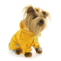 Polka Dots & Daisies Dog Raincoat by Klippo