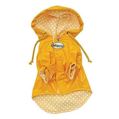 Polka Dots & Daisies Dog Raincoat by Klippo