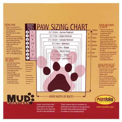 Muttluks Mud Monster Dog Boots - Purple with Black Trim