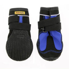 Muttluks Snow Mushers Dog Boots - Blue with Black Trim