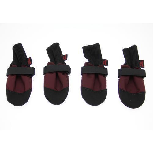Muttluks Woof Walkers Dog Boots - Burgundy