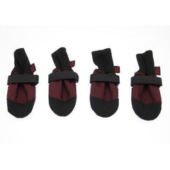 Muttluks Woof Walkers Dog Boots - Burgundy