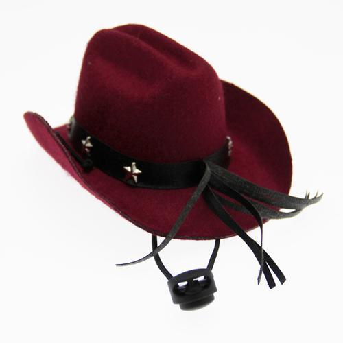 Dog Cowboy Hat - Red