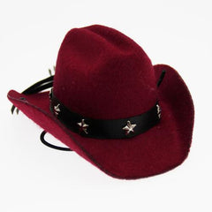 Dog Cowboy Hat - Red