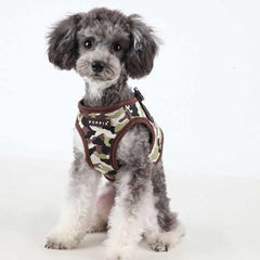 Legend Dog Harness Vest by Puppia - Brown Camo