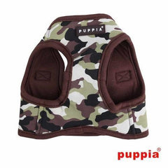Legend Dog Harness Vest by Puppia - Brown Camo
