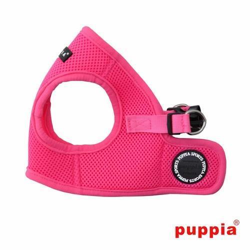 Neon Mesh Soft Dog Harness Vest by Puppia - Pink