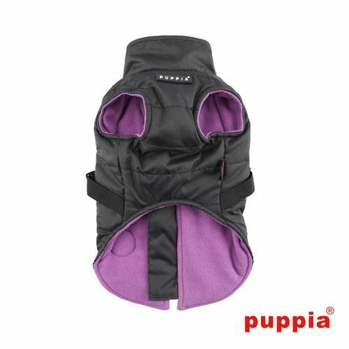 Mountaineer Harness Dog Coat by Puppia - Black