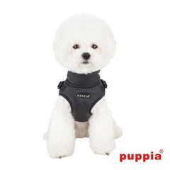 Mountaineer Harness Dog Coat by Puppia - Black