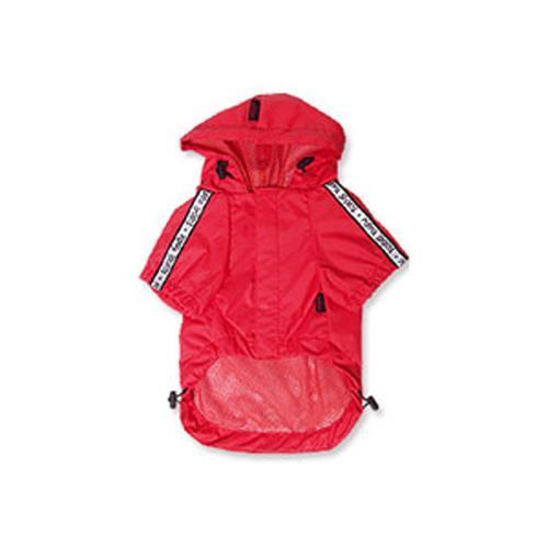 Base Jumper Raincoat Wind Breaker by Puppia - Red