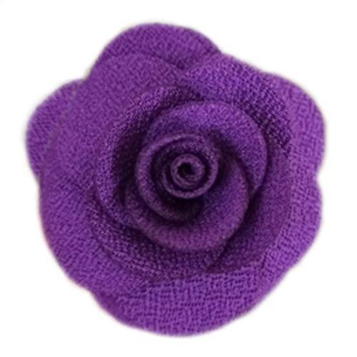 Hannah Flower Dog Collar Attachment - Purple