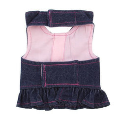 Cupcake Denim Dog Harness
