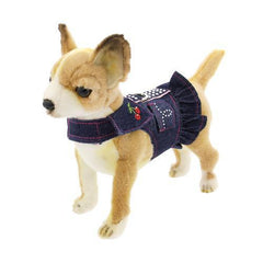 Cupcake Denim Dog Harness