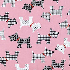 Milk Bone Line Dog Bandana - Pink Puppies