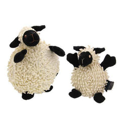 goDog Fuzzy Wuzzy Sheep Dog Toy - Black