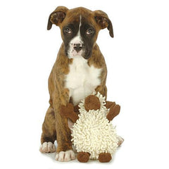 GoDog Fuzzy Wuzzy Sheep Dog Toy - Brown