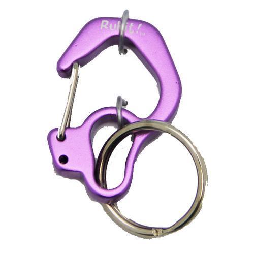 Rubit Dog Tag Clip - Purple Curve