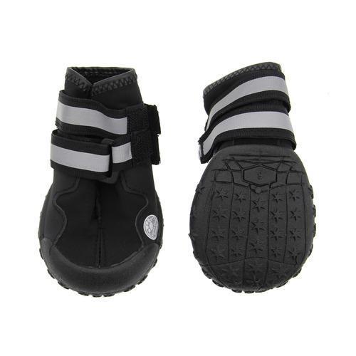 Trail Trackers Dog Boots by Doggles - Black with Reflective Trim