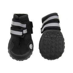 Trail Trackers Dog Boots by Doggles - Black with Reflective Trim