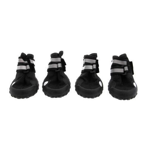 Trail Trackers Dog Boots by Doggles - Black with Reflective Trim