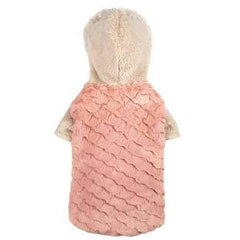 Zack and Zoey Elements Faux Fur Dog Jacket - Pink