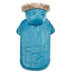 Zack and Zoey Elements Reversible Thermal Dog Parka - Blue