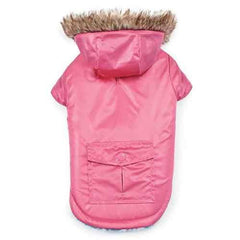 Zack and Zoey Elements Reversible Thermal Dog Parka - Pink