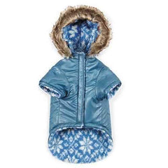 Zack and Zoey Elements Reversible Thermal Dog Parka - Blue