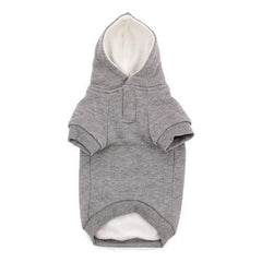 Fleece Lined Dog Hoodie by Zack & Zoey - Gray