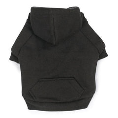 Fleece Lined Dog Hoodie by Zack & Zoey - Black