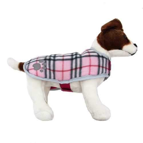 Zack and Zoey Noreaster Dog Blanket Coat - Pink