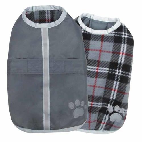 Zack and Zoey Noreaster Dog Blanket Coat - Gray