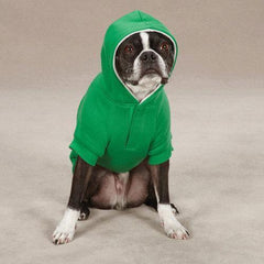 Fleece Lined Dog Hoodie by Zack & Zoey - Green